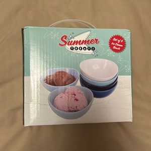 Ice cream bowls